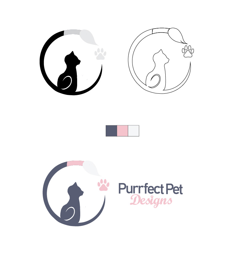 Purrfect Pet Designs Logo 2023